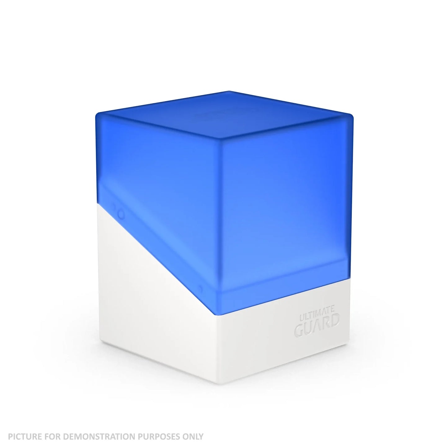Ultimate Guard SYNERGY Boulder 100+ Deck Box - BLUE / WHITE