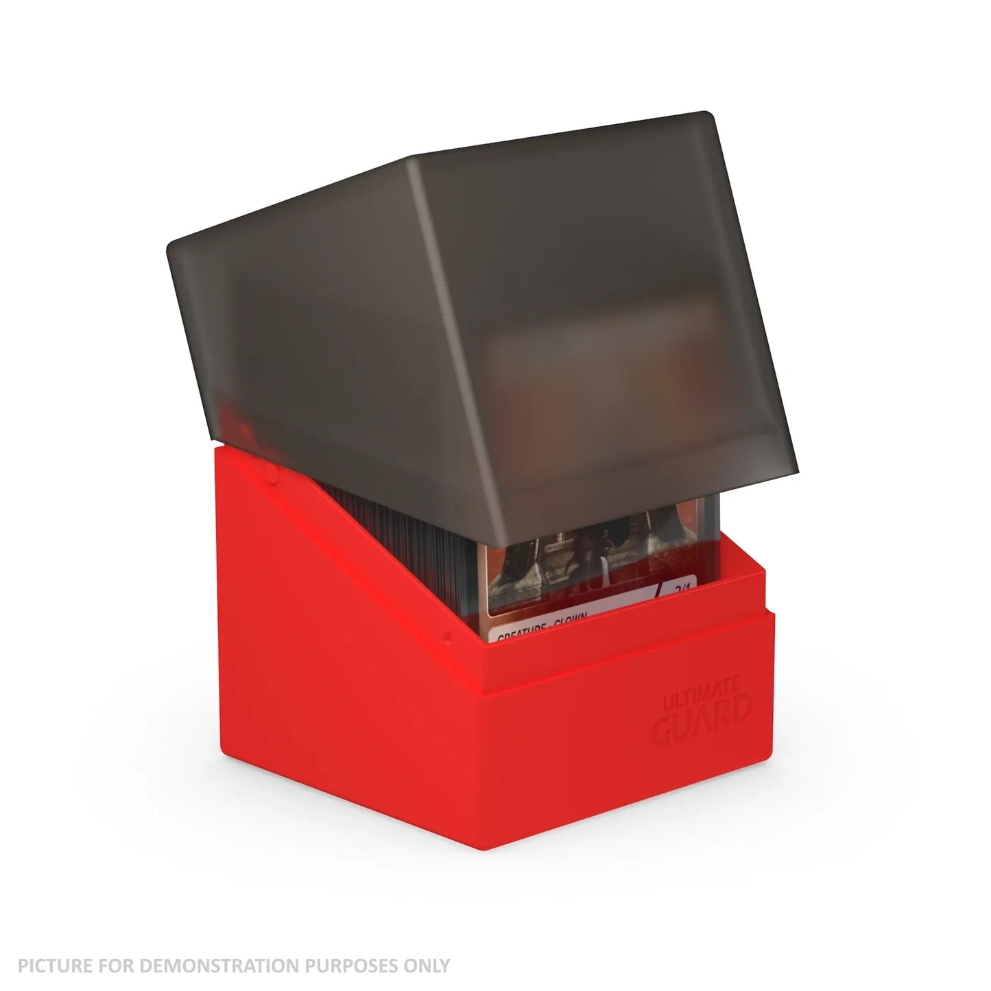 Ultimate Guard SYNERGY Boulder 100+ Deck Box - BLACK / RED