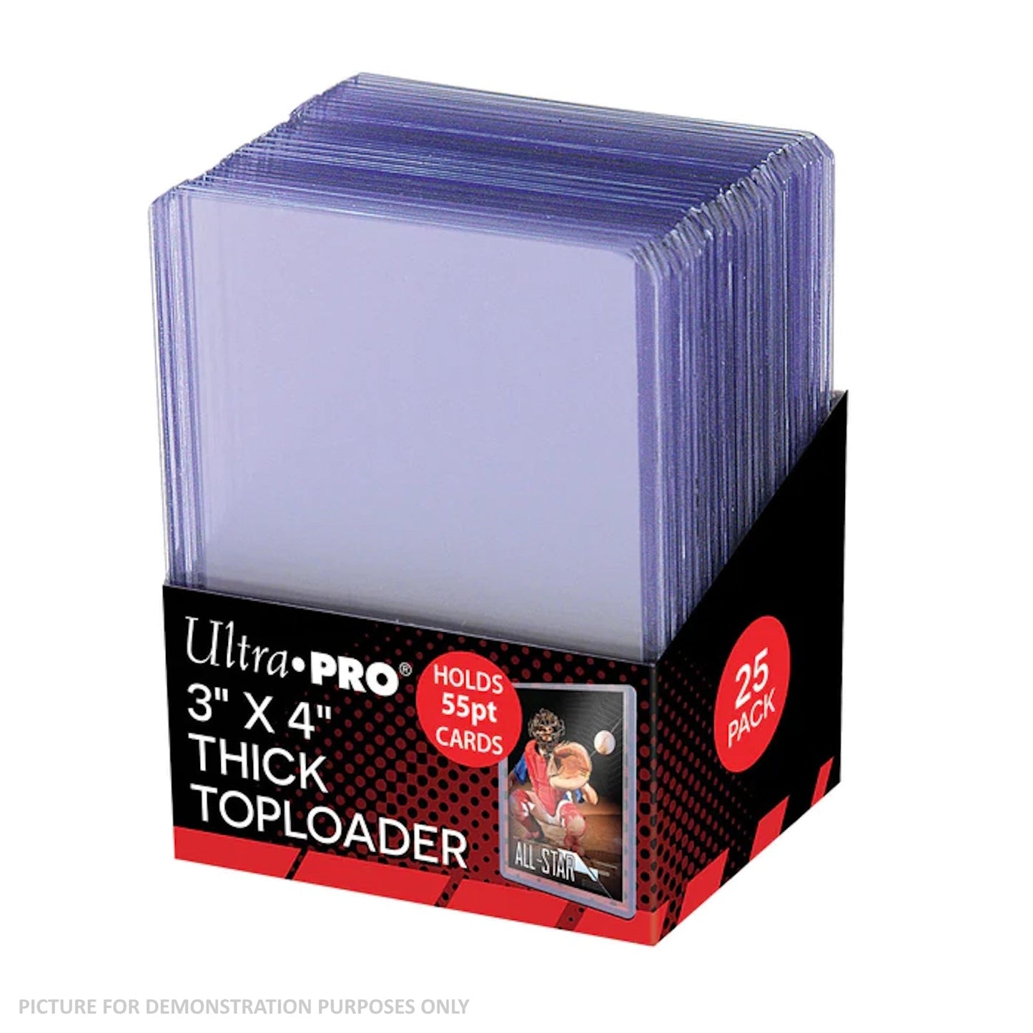 Ultra Pro 55pt CLEAR Toploaders - PACK OF 25