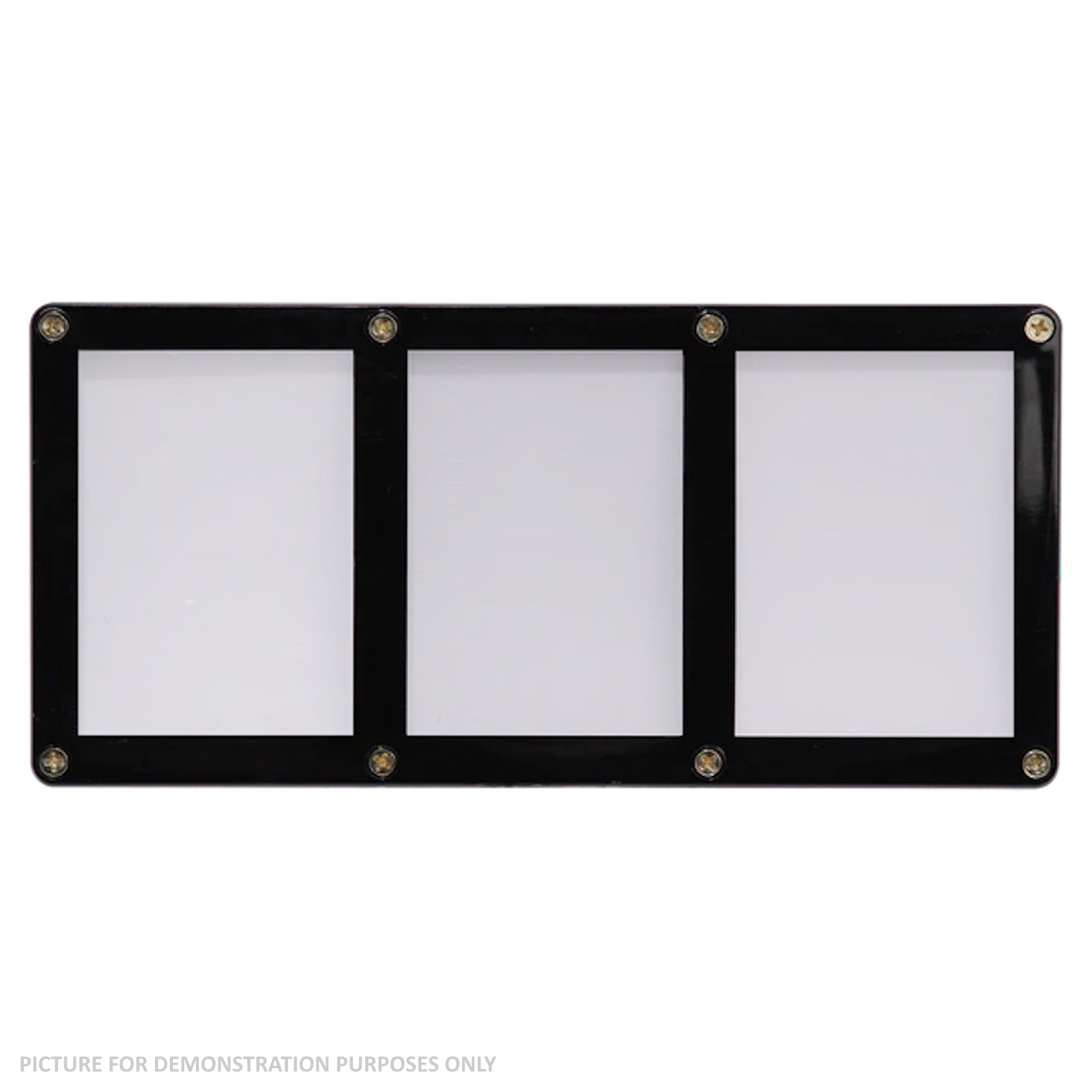 Ultra Pro Black Frame 3 Card Screwdown Holder