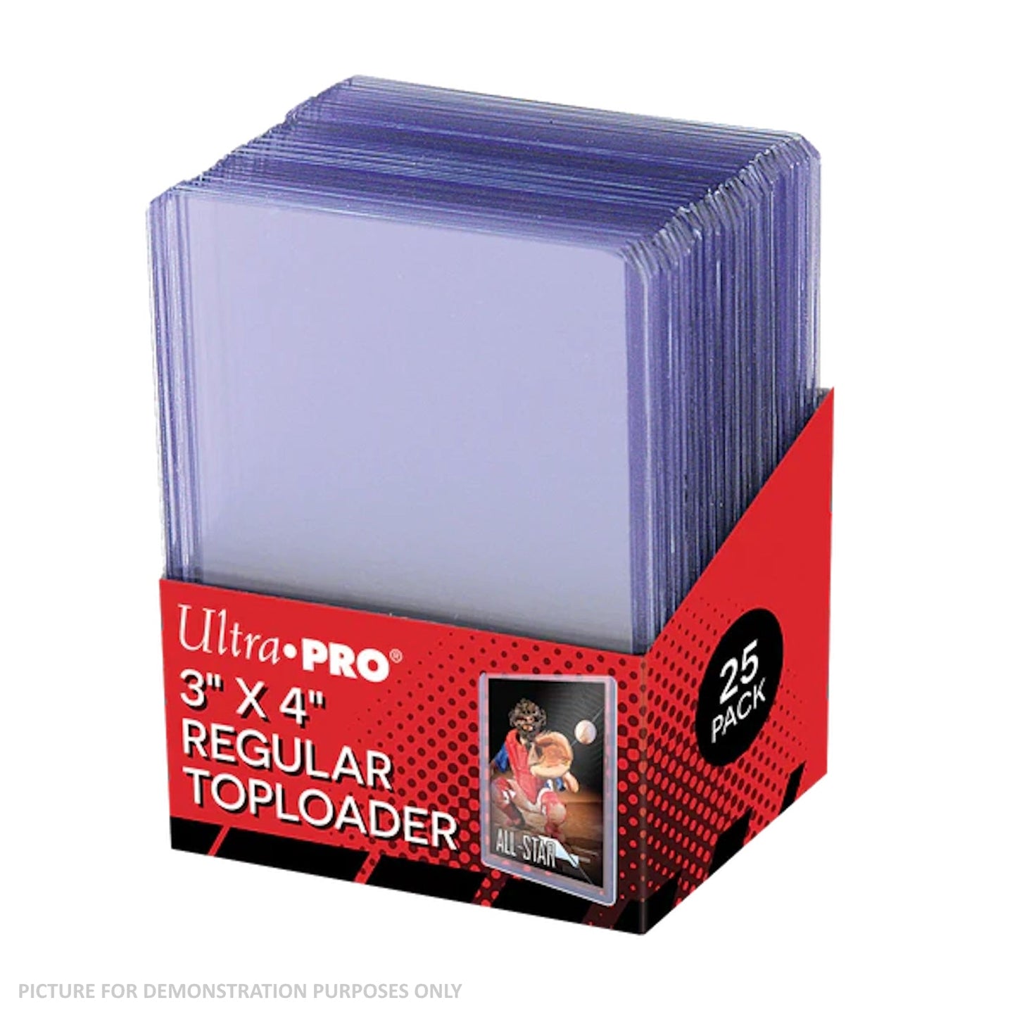 Ultra Pro CLEAR Standard Toploaders - PACK OF 25