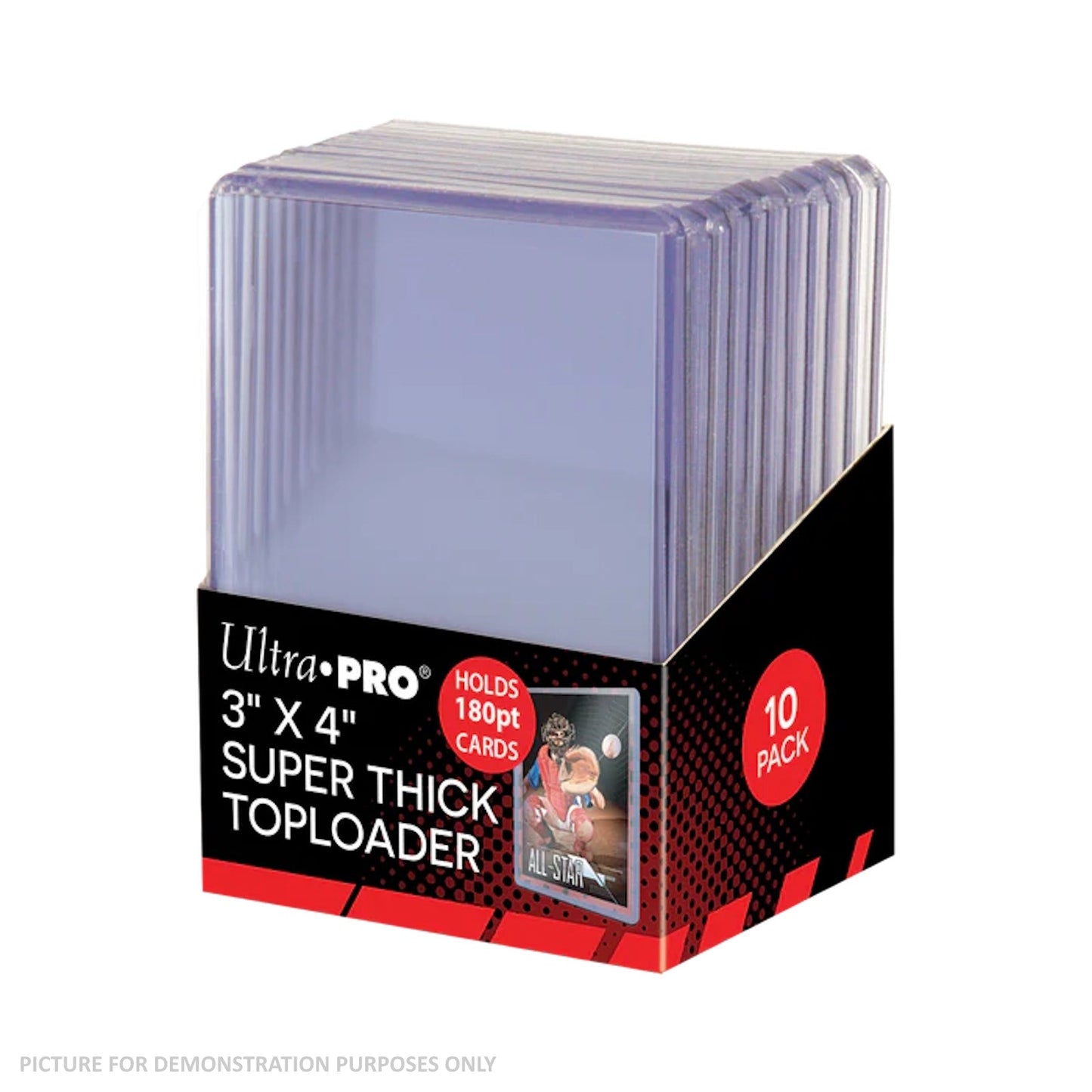 Ultra Pro 180pt CLEAR Toploaders - PACK OF 10
