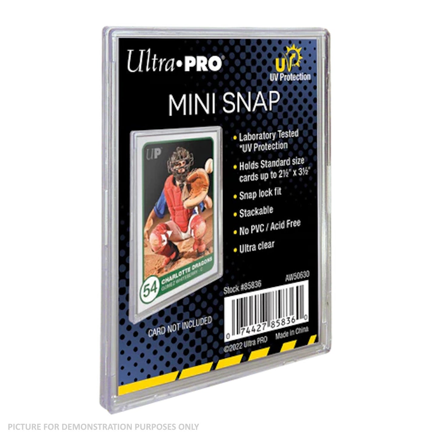 Ultra Pro UV Mini Snap Card Holders - Pack of 50
