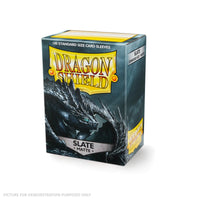 Dragon Shield 100 Standard Size Card Sleeves - Matte Slate