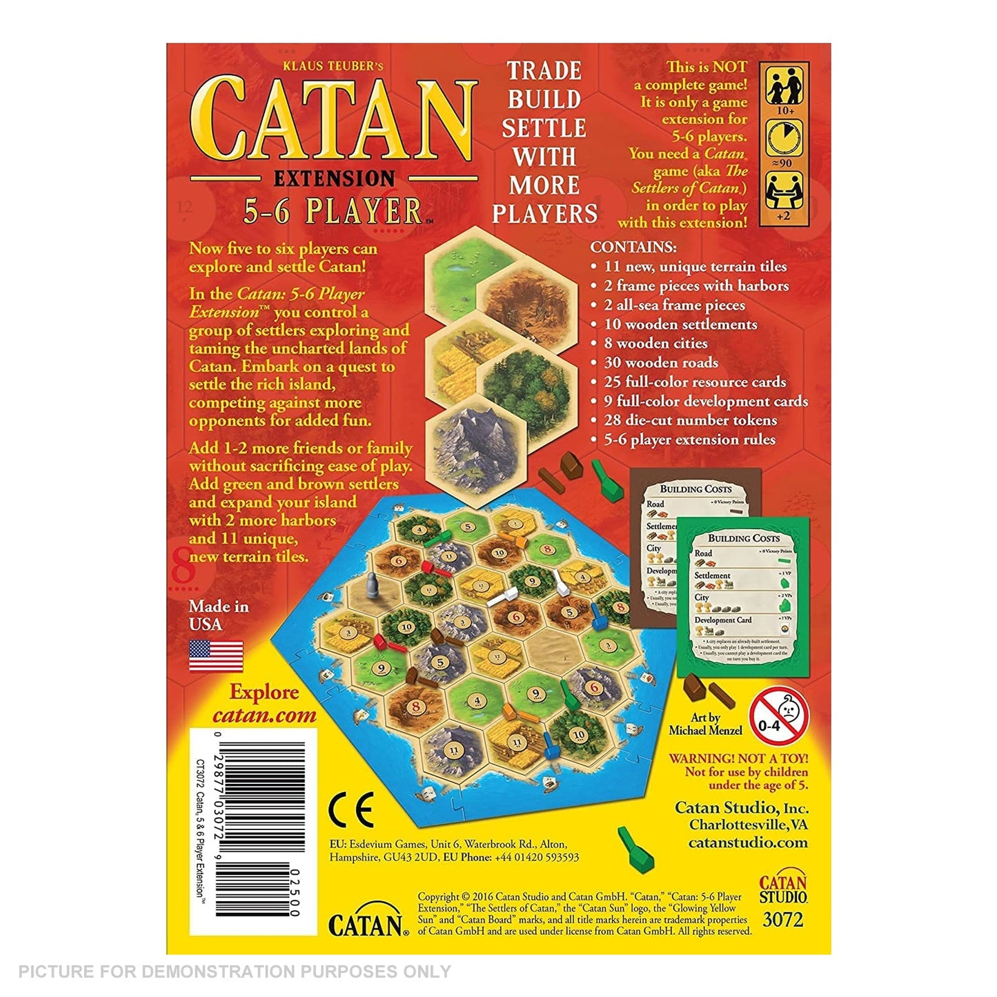 Catan - The Settlers 5 & 6 Player Expansion