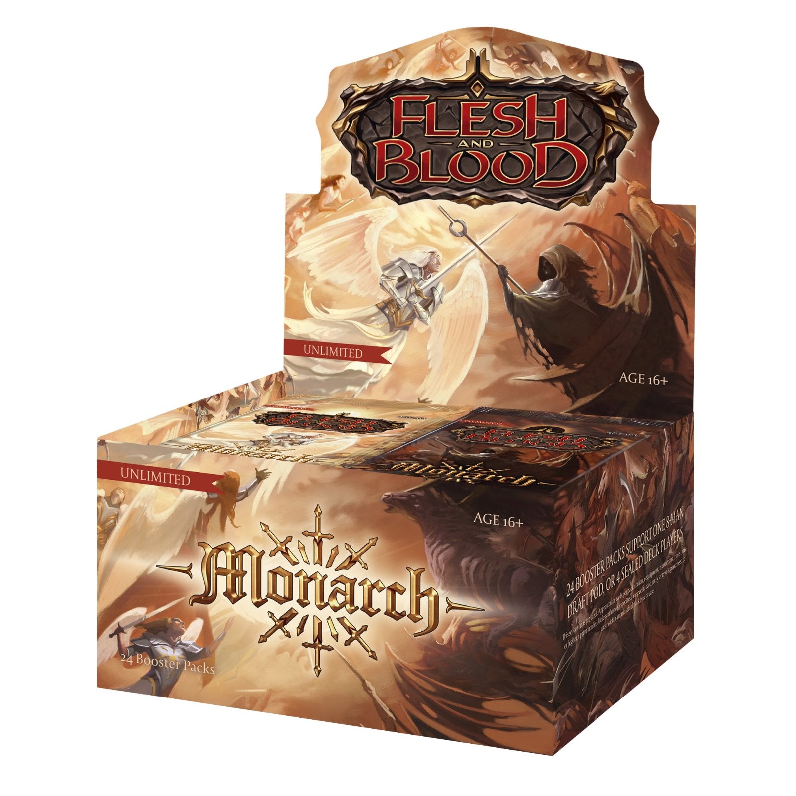 Flesh and Blood FAB TCG Trading Card Game Monarch Unlimited Booster Pack Box