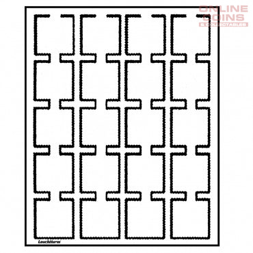 LIGNUM Coin drawer - 20 Square Compartments For Quadrums and Coin Holders