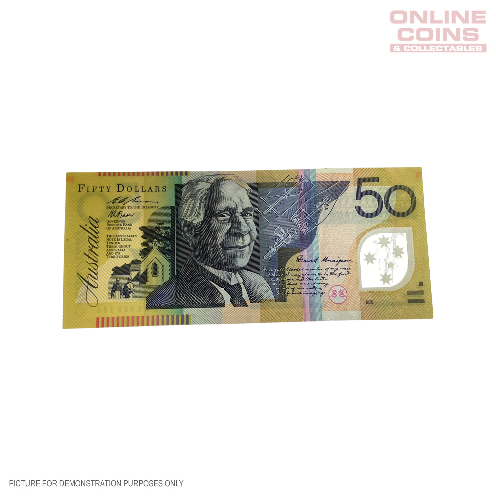 1996 Fraser Evans $50 Note - General Prefix - Very Fine