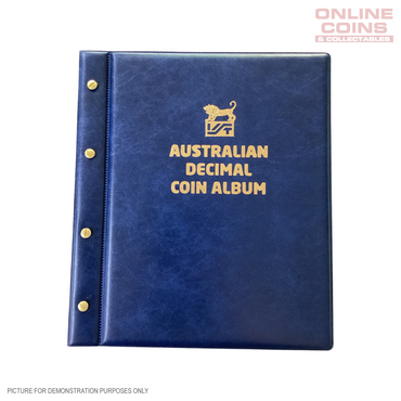VST Coin Album - Australia Decimal Coin Album - BLUE
