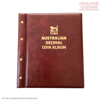 VST Coin Album - Australia Decimal Coin Album - BURGUNDY