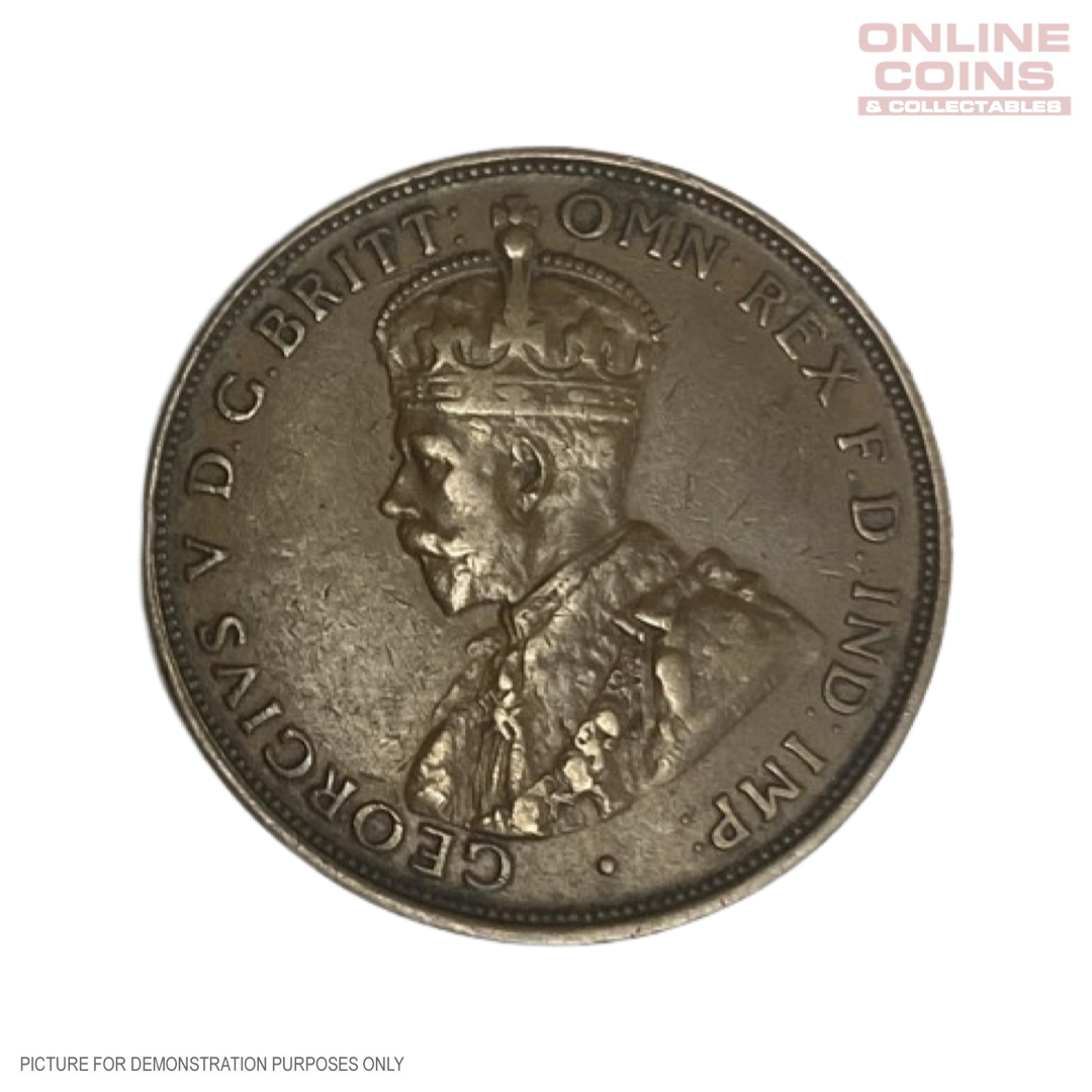 1922 Australian Penny - Graded VF