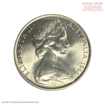 1966 Australian Round 50c Coin - 80% SILVER