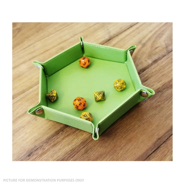 LPG Hex Dice Tray - 6" Green