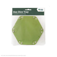 LPG Hex Dice Tray - 6" Green