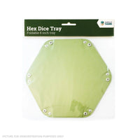 LPG Hex Dice Tray - 8" Green