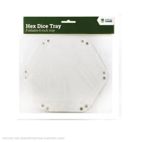 LPG Hex Dice Tray - 8" White