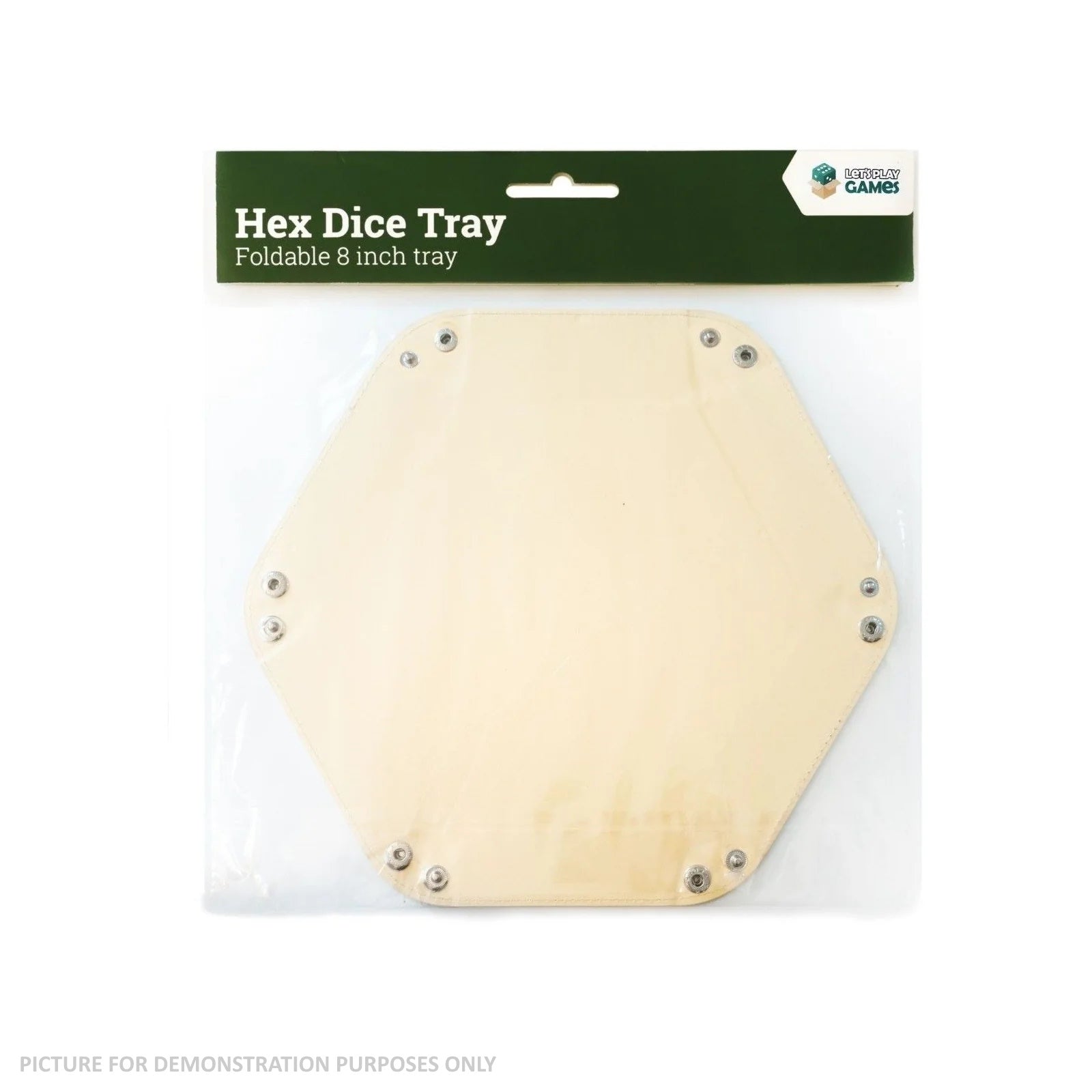 LPG Hex Dice Tray - 8" Yellow
