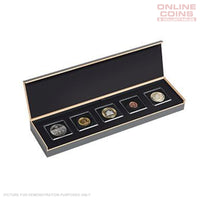 LIGHTHOUSE LUXOR COIN CASE - Suitable For 5 Quadrum Capsules.