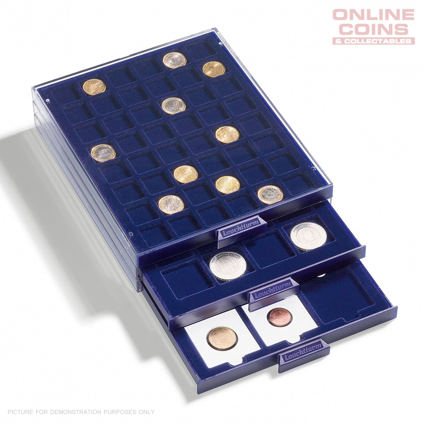 Lighthouse MBS30-33 SMART Coin Drawer With 30 Square Compartments up to 33mm