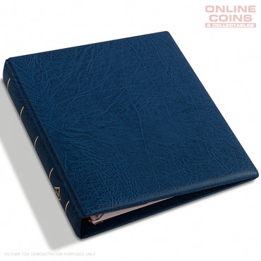 Lighthouse - OPTIMA F Binder and Slipcase for Coins, Stamps & Banknotes - BLUE