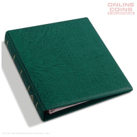 Lighthouse - OPTIMA F Binder and Slipcase for Coins, Stamps & Banknotes - GREEN