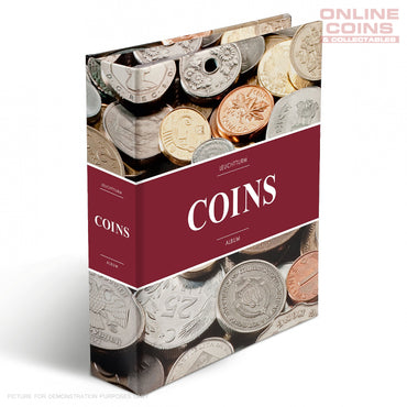 LIGHTHOUSE COIN ALBUM OPTIMA "COINS" INCLUDING 5 COIN PAGES