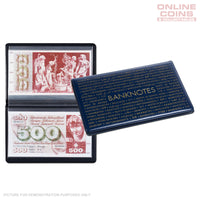 Lighthouse ROUTE Collectors Pocket Album for Larger Banknotes - Wallet with 20 Sleeves