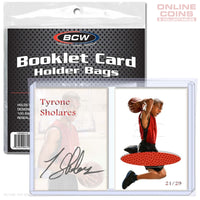 BCW Resealable Bag for Vertical Booklet Card in Holder
