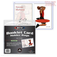 BCW Resealable Bag for Vertical Booklet Card in Holder