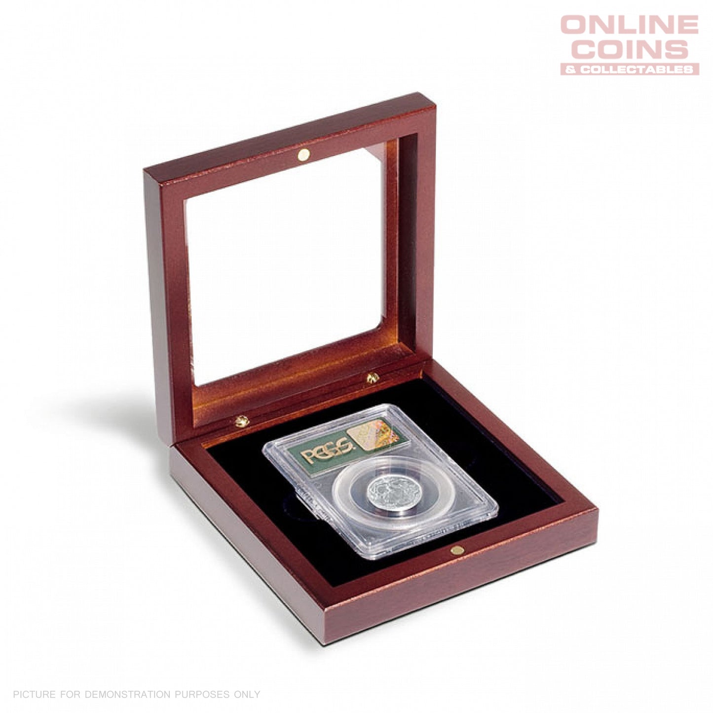 Lighthouse Volterra Coin Case For Certified Coin Holder (SLABS) With Glass Top