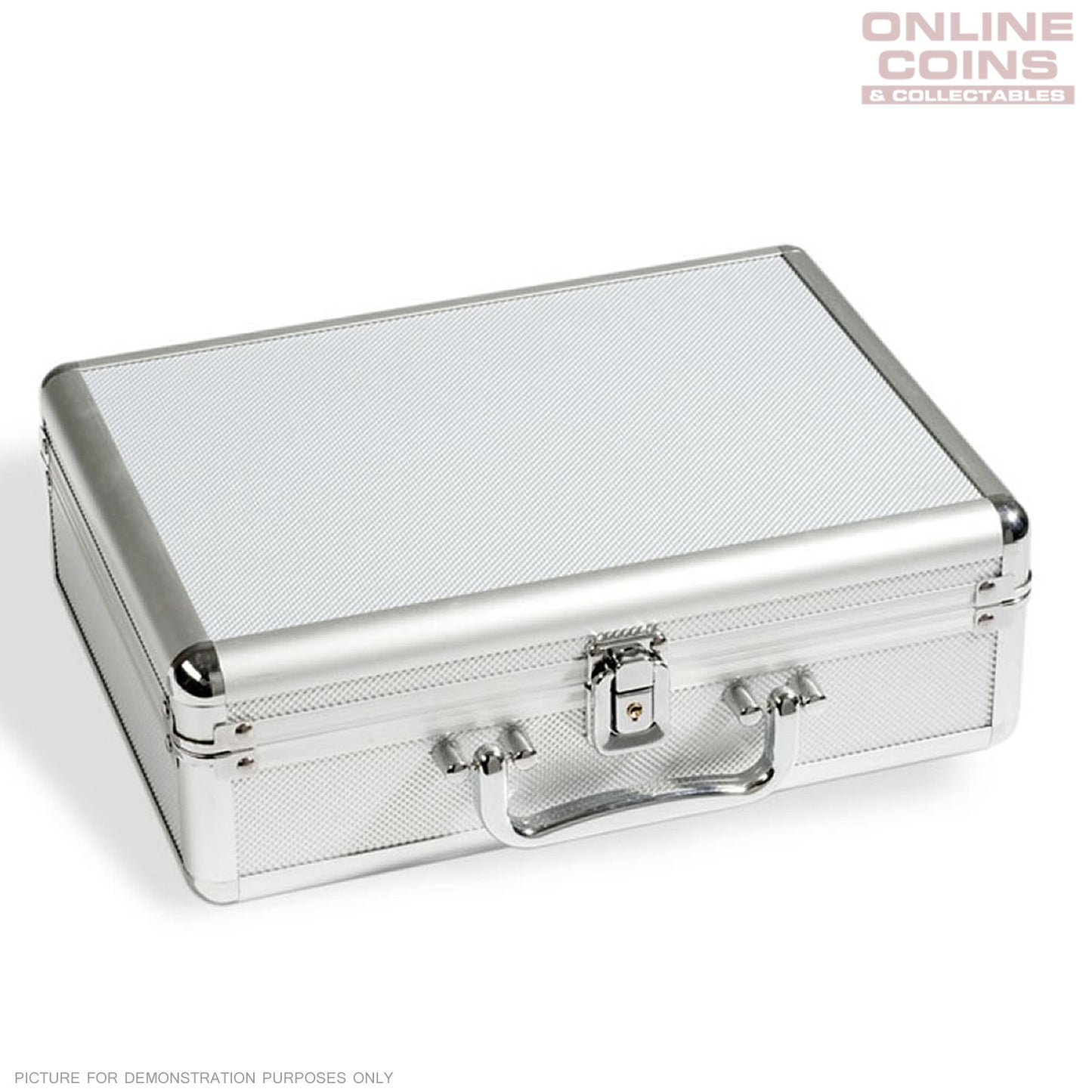 Lighthouse - Aluminium CARGO S6 (KOS) Coin Case for 112 Coins Including 6 Trays