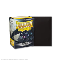 Dragon Shield 100 Standard Size Card Sleeves - Classic Black