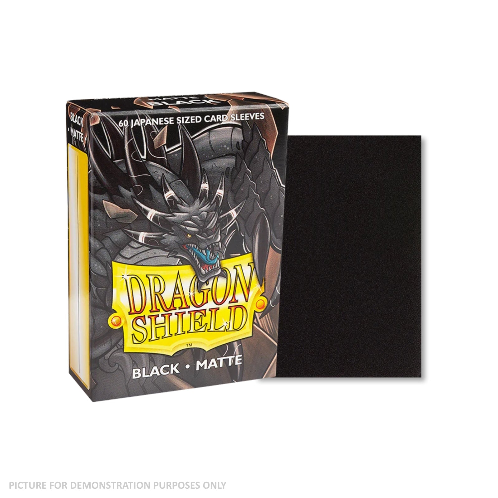 Dragon Shield 60 Japanese Size Card Sleeves - Matte Black