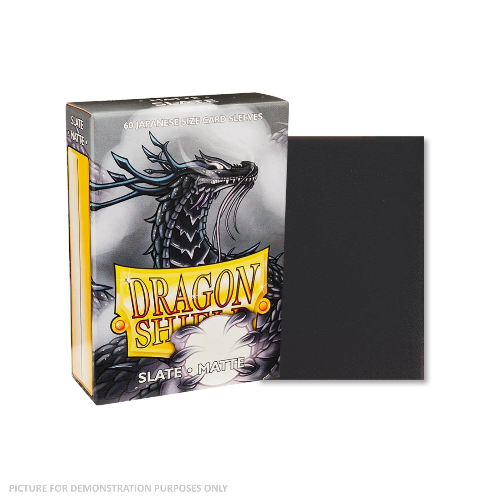 Dragon Shield 60 Japanese Size Card Sleeves - Matte Slate