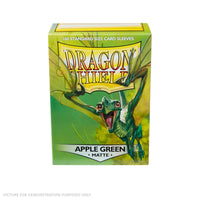 Dragon Shield 100 Standard Size Card Sleeves - Matte Apple Green