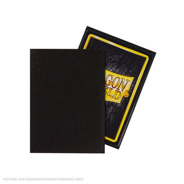 Dragon Shield 100 Standard Size Card Sleeves - Matte Black
