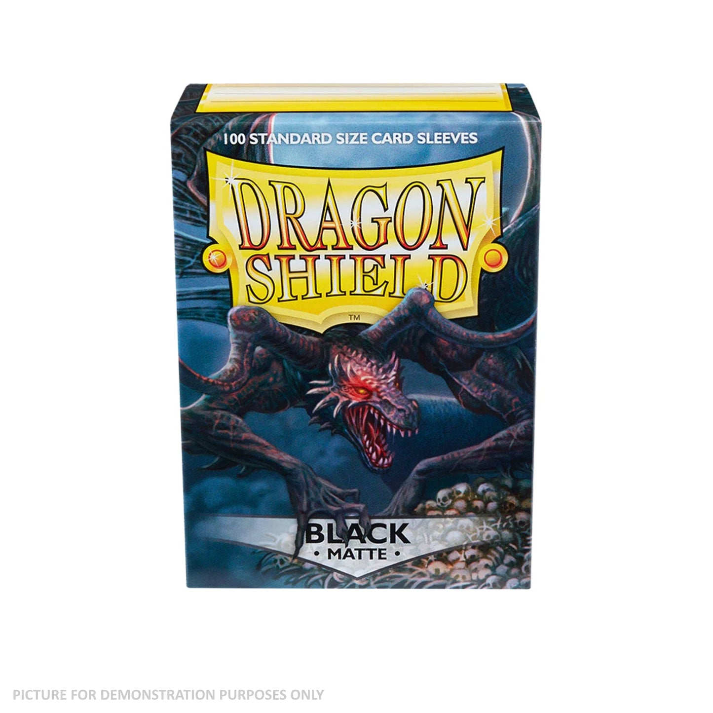 Dragon Shield 100 Standard Size Card Sleeves - Matte Black