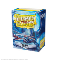 Dragon Shield 100 Standard Size Card Sleeves - Matte Blue