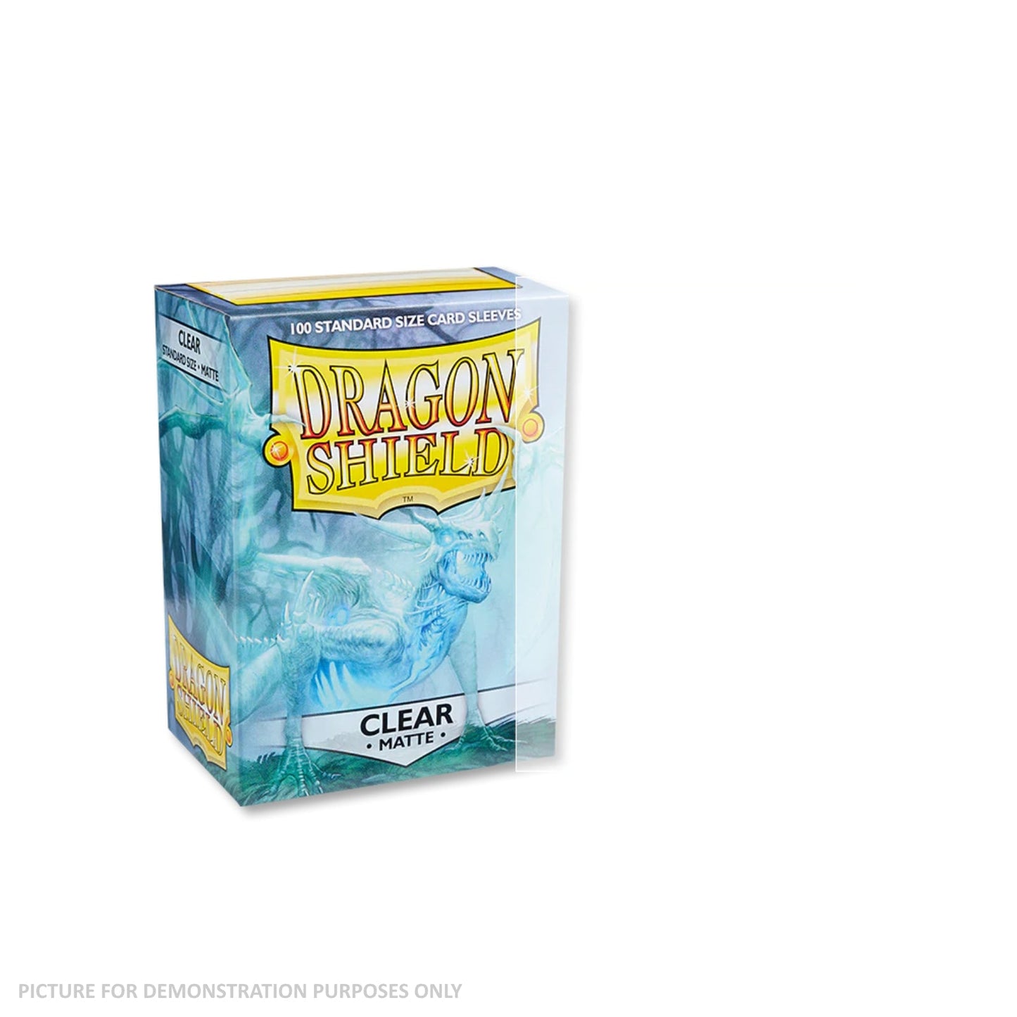 Dragon Shield 100 Standard Size Card Sleeves - Matte Clear