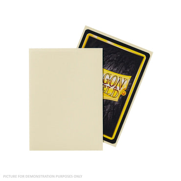 Dragon Shield 100 Standard Size Card Sleeves - Matte Ivory