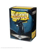 Dragon Shield 100 Standard Size Card Sleeves - Matte Jett