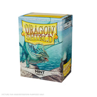 Dragon Shield 100 Standard Size Card Sleeves - Matte Mint