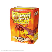 Dragon Shield 100 Standard Size Card Sleeves - Matte Orange