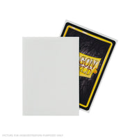 Dragon Shield 100 Standard Size Card Sleeves - Matte White