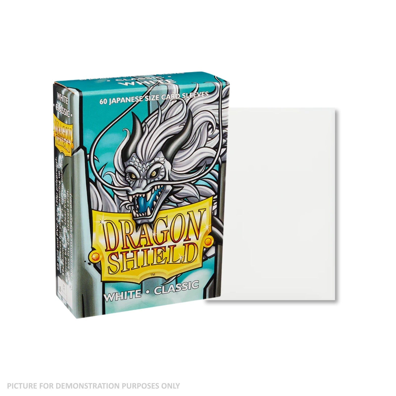 Dragon Shield 60 Japanese Size Card Sleeves - Classic White