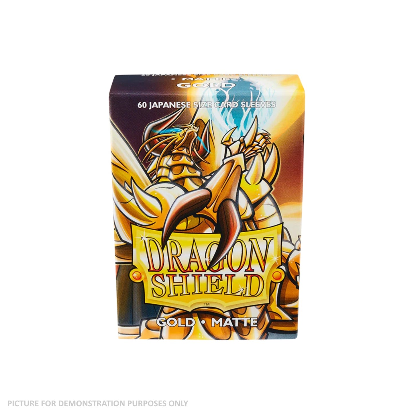 Dragon Shield 60 Japanese Size Card Sleeves - Matte Gold