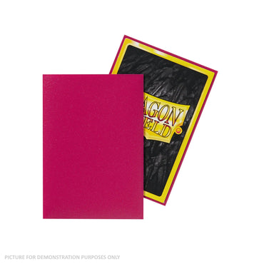 Dragon Shield 60 Japanese Size Card Sleeves - Matte Magenta