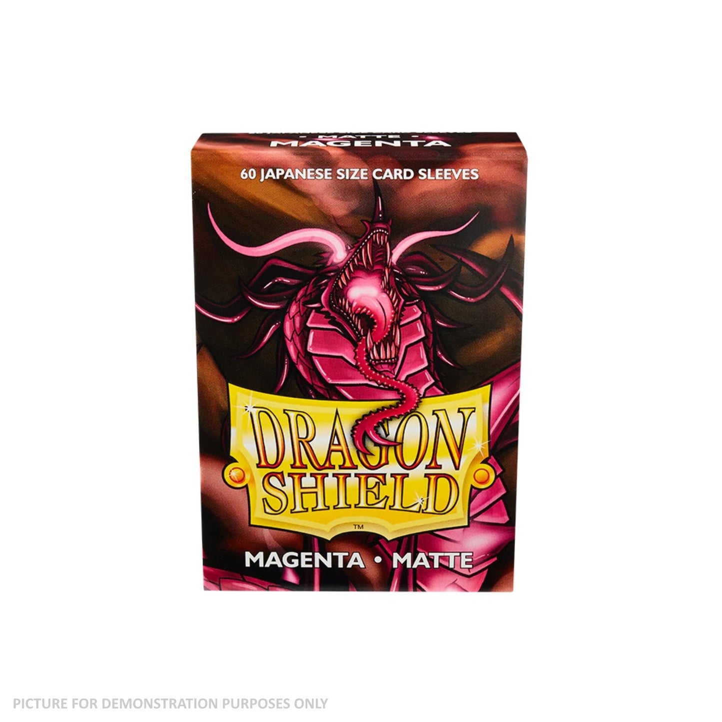 Dragon Shield 60 Japanese Size Card Sleeves - Matte Magenta