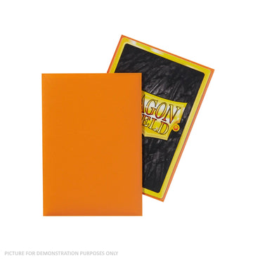 Dragon Shield 60 Japanese Size Card Sleeves - Matte Orange