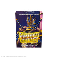 Dragon Shield 60 Japanese Size Card Sleeves - Matte Purple